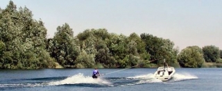 ¡Esquí acuático chido! 